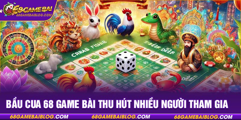 Bầu cua 68 game bài thu hút nhiều người tham gia