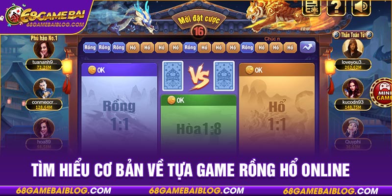 Tìm hiểu cơ bản về tựa game rồng hổ online